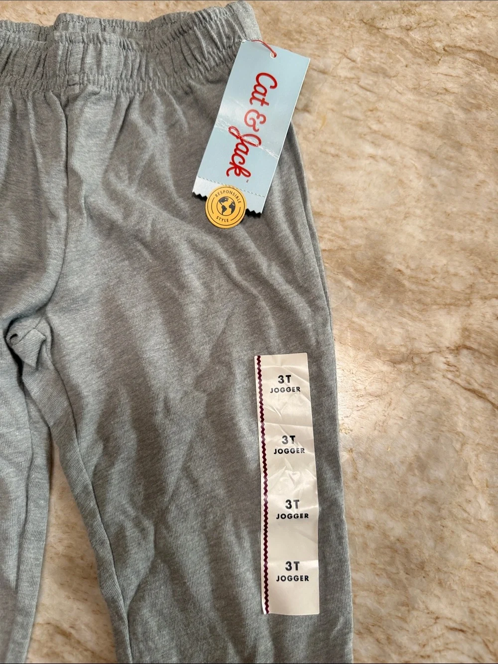 Cat & Jack Heather Gray Kids' Jogger Pants